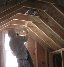Montreal  attic spray foam insulation